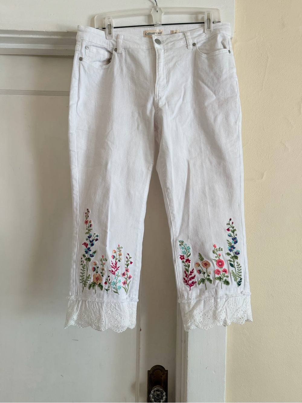 Coldwater Creek White Denim Jeans